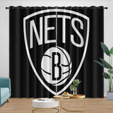 Load image into Gallery viewer, Brooklyn Nets Curtains Blackout Window Drapes Room Decoration