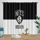 Load image into Gallery viewer, Brooklyn Nets Curtains Blackout Window Drapes Room Decoration