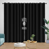 Load image into Gallery viewer, Brooklyn Nets Curtains Blackout Window Drapes Room Decoration