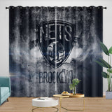 Load image into Gallery viewer, Brooklyn Nets Curtains Blackout Window Drapes Room Decoration