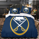 Charger l&#39;image dans la visionneuse de la galerie, Buffalo Sabres Bedding Set Quilt Duvet Cover Without Filler
