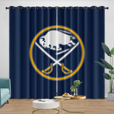 Load image into Gallery viewer, Buffalo Sabres Curtains Blackout Window Drapes Room Decoration