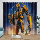 Charger l'image dans la visionneuse de la galerie, Bumblebee Curtains Pattern Blackout Window Drapes Room Decoration