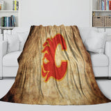 Charger l&#39;image dans la visionneuse de la galerie, Calgary Flames Blanket Flannel Throw Kids Room Decoration