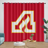 Load image into Gallery viewer, Calgary Flames Curtains Blackout Window Drapes Room Decoration