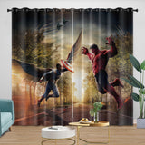 Charger l&#39;image dans la visionneuse de la galerie, Captain America Brave New World Curtains Blackout Window Drapes