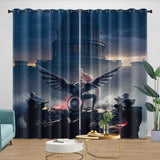 Charger l&#39;image dans la visionneuse de la galerie, Captain America Brave New World Curtains Blackout Window Drapes
