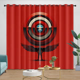 Charger l&#39;image dans la visionneuse de la galerie, Captain America Brave New World Curtains Blackout Window Drapes