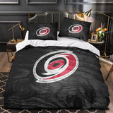 Charger l&#39;image dans la visionneuse de la galerie, Carolina Hurricanes Bedding Set Quilt Duvet Cover Without Filler