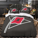Charger l&#39;image dans la visionneuse de la galerie, Carolina Hurricanes Bedding Set Quilt Duvet Cover Without Filler