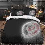 Charger l&#39;image dans la visionneuse de la galerie, Carolina Hurricanes Bedding Set Quilt Duvet Cover Without Filler