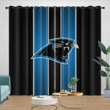 Load image into Gallery viewer, Carolina Panthers Curtains Blackout Window Drapes Room Decoration