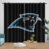 Load image into Gallery viewer, Carolina Panthers Curtains Blackout Window Drapes Room Decoration