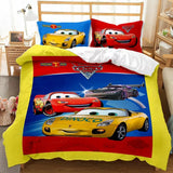 Charger l&#39;image dans la visionneuse de la galerie, Cars Lightning McQueen Bedding Set Quilt Cover Without Filler