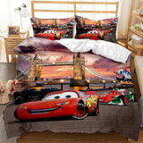 Charger l&#39;image dans la visionneuse de la galerie, Cars Lightning McQueen Bedding Set Quilt Cover Without Filler
