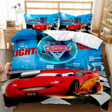 Charger l&#39;image dans la visionneuse de la galerie, Cars Lightning McQueen Bedding Set Quilt Cover Without Filler