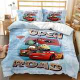 Charger l&#39;image dans la visionneuse de la galerie, Cars Lightning McQueen Bedding Set Quilt Cover Without Filler
