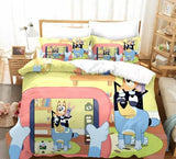 Charger l&#39;image dans la visionneuse de la galerie, Cartoon Bluey Bedding Set Pattern Kids Quilt Cover Without Filler