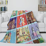 Charger l&#39;image dans la visionneuse de la galerie, Cartoon Bluey Blanket Pattern Flannel Kids Throw Room Decoration