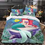 Load image into Gallery viewer, Cartoon The Little Mermaid Ariel Bedding Set Quilt Duvet Cover Without Filler