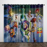 Load image into Gallery viewer, Cartoon Toy Story Curtains Pattern Blackout Window Drapes