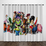 Load image into Gallery viewer, Cartoon Toy Story Curtains Pattern Blackout Window Drapes