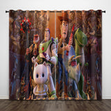 Load image into Gallery viewer, Cartoon Toy Story Curtains Pattern Blackout Window Drapes