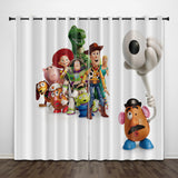 Load image into Gallery viewer, Cartoon Toy Story Curtains Pattern Blackout Window Drapes