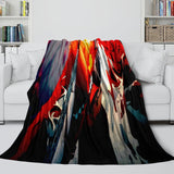 Charger l&#39;image dans la visionneuse de la galerie, Chainsaw Man Blanket Flannel Fleece Pattern Throw Room Decoration