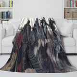 Charger l&#39;image dans la visionneuse de la galerie, Chainsaw Man Blanket Flannel Fleece Pattern Throw Room Decoration