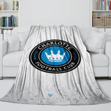 Load image into Gallery viewer, Charlotte FC Blanket Flannel Fleece Throw Room Decoration