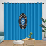 Load image into Gallery viewer, Charlotte FC Curtains Blackout Window Drapes Room Decoration