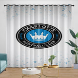 Load image into Gallery viewer, Charlotte FC Curtains Blackout Window Drapes Room Decoration