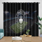 Load image into Gallery viewer, Charlotte FC Curtains Blackout Window Drapes Room Decoration