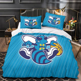 Charger l&#39;image dans la visionneuse de la galerie, Charlotte Hornets Bedding Set Duvet Cover Without Filler