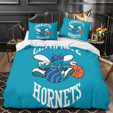 Charger l&#39;image dans la visionneuse de la galerie, Charlotte Hornets Bedding Set Duvet Cover Without Filler