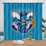 Load image into Gallery viewer, Charlotte Hornets Curtains Blackout Window Drapes Room Decoration