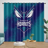 Load image into Gallery viewer, Charlotte Hornets Curtains Blackout Window Drapes Room Decoration