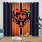 Load image into Gallery viewer, Chicago Bears Curtains Blackout Window Drapes Room Decoration