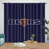 Charger l&#39;image dans la visionneuse de la galerie, Chicago Bears Curtains Blackout Window Drapes Room Decoration