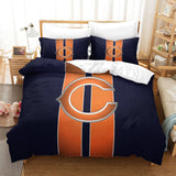 Charger l'image dans la visionneuse de la galerie, Chicago Bears Duvet Cover Kids Room Bedding Set Without Filler
