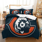 Charger l'image dans la visionneuse de la galerie, Chicago Bears Duvet Cover Kids Room Bedding Set Without Filler
