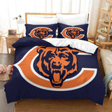 Charger l'image dans la visionneuse de la galerie, Chicago Bears Duvet Cover Kids Room Bedding Set Without Filler