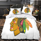 Charger l&#39;image dans la visionneuse de la galerie, Chicago Blackhawks Bedding Set Quilt Duvet Cover Without Filler