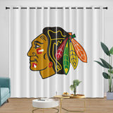 Load image into Gallery viewer, Chicago Blackhawks Curtains Blackout Window Drapes Room Decoration