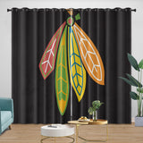 Load image into Gallery viewer, Chicago Blackhawks Curtains Blackout Window Drapes Room Decoration