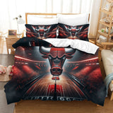 Charger l&#39;image dans la visionneuse de la galerie, Chicago Bulls Bedding Set Duvet Cover Without Filler