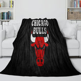 Load image into Gallery viewer, Chicago Bulls Blanket Flannel Fleece Throw Room Decoration