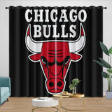 Charger l&#39;image dans la visionneuse de la galerie, Chicago Bulls Curtains Blackout Window Drapes Room Decoration