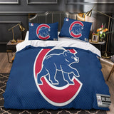 Load image into Gallery viewer, Chicago Cubs Bedding Set Quilt Cover Without Filler